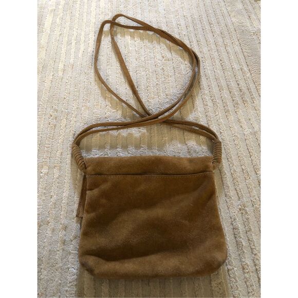 Urban Outfitters Brown Suede Crossbody Bag – Flap Style, Boho - Picture 10 of 12